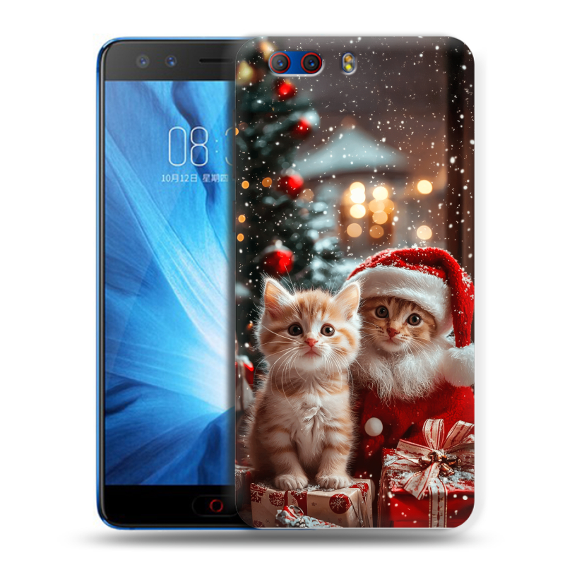 Силиконовый чехол на ZTE Nubia Z17 MiniS с принтом Новый год Силиконовый чехол на ZTE Nubia Z17 MiniS с принтом Новый год