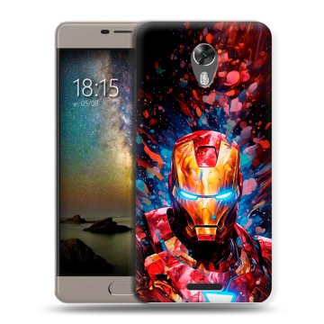 Силиконовый чехол на BQ Space с принтом Железный человек Ironman Силиконовый чехол на BQ Space с принтом Железный человек Ironman