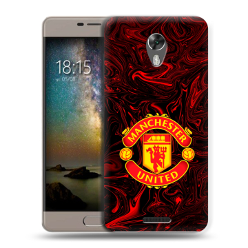 Силиконовый чехол на BQ Space с принтом Manchester United