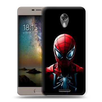 Силиконовый чехол на BQ Space с принтом Spiderman Человек паук