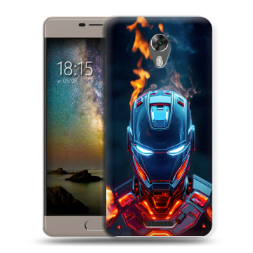 Силиконовый чехол на BQ Space с принтом IronMan Железный человек Силиконовый чехол на BQ Space с принтом IronMan Железный человек