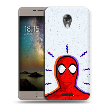 Силиконовый чехол на BQ Space с принтом Spiderman Человек паук