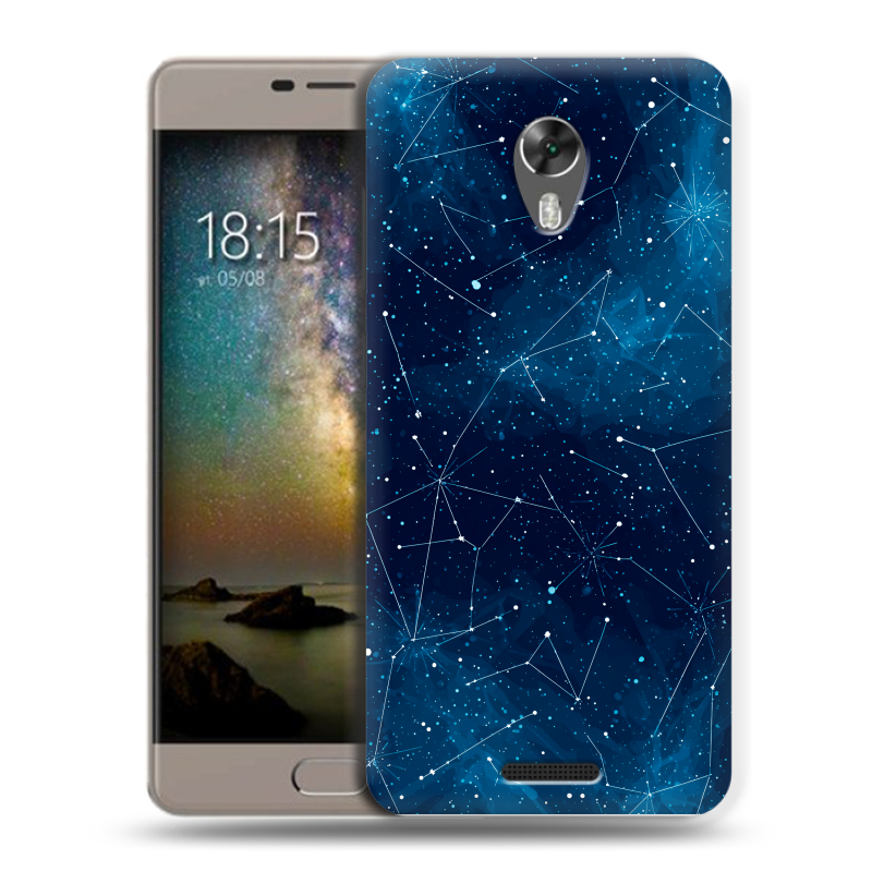 Силиконовый чехол на BQ Space с принтом Космос звезды Силиконовый чехол на BQ Space с принтом Космос звезды