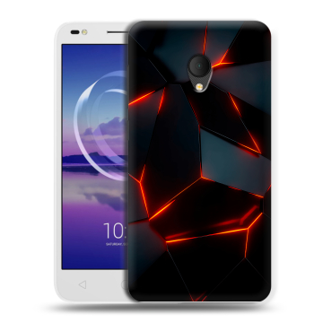 Силиконовый чехол на Alcatel U5 HD 5047d с принтом Яркие абстракции Силиконовый чехол на Alcatel U5 HD 5047d с принтом Яркие абстракции