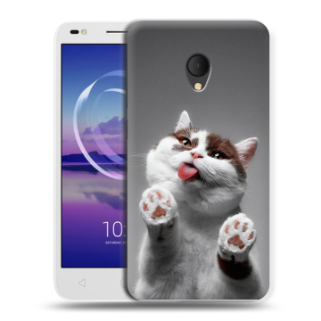 Силиконовый чехол на Alcatel U5 HD 5047d с принтом Коты Силиконовый чехол на Alcatel U5 HD 5047d с принтом Коты