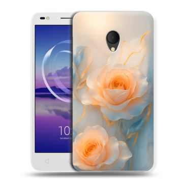Силиконовый чехол на Alcatel U5 HD 5047d с принтом Женский Силиконовый чехол на Alcatel U5 HD 5047d с принтом Женский