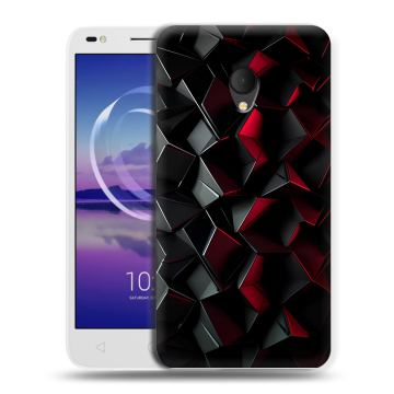 Силиконовый чехол на Alcatel U5 HD 5047d с принтом Абстракция