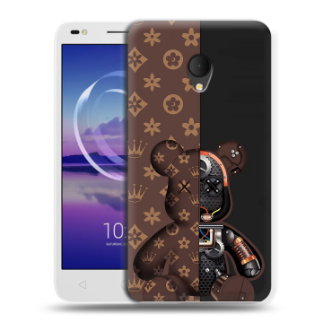 Силиконовый чехол на Alcatel U5 HD 5047d с принтом Луи робот