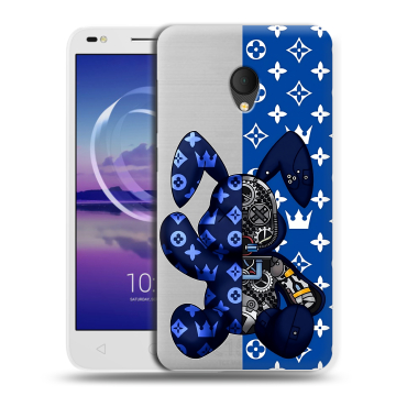 Силиконовый чехол на Alcatel U5 HD 5047d с принтом Луи робот