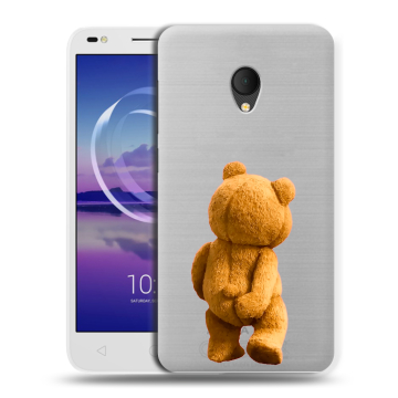 Силиконовый чехол на Alcatel U5 HD 5047d с принтом Медведь