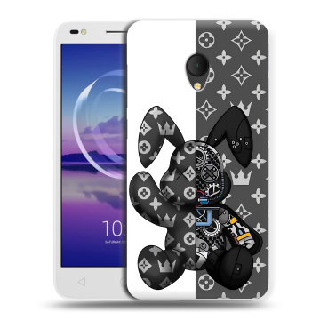 Силиконовый чехол на Alcatel U5 HD 5047d с принтом Луи робот