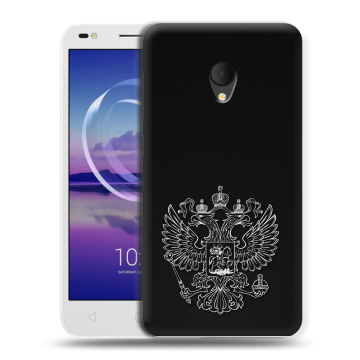 Силиконовый чехол на Alcatel U5 HD 5047d с принтом Герб России