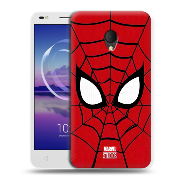 Силиконовый чехол на Alcatel U5 HD 5047d с принтом человек паук spiderman Силиконовый чехол на Alcatel U5 HD 5047d с принтом человек паук spiderman