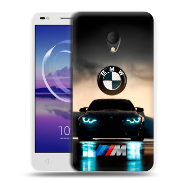 Силиконовый чехол на Alcatel U5 HD 5047d с принтом БМВ BMW Силиконовый чехол на Alcatel U5 HD 5047d с принтом БМВ BMW