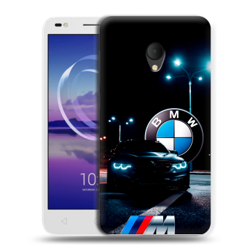 Силиконовый чехол на Alcatel U5 HD 5047d с принтом БМВ BMW Силиконовый чехол на Alcatel U5 HD 5047d с принтом БМВ BMW