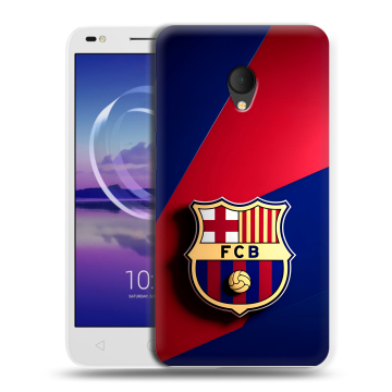 Силиконовый чехол на Alcatel U5 HD 5047d с принтом Барселона Barcelona