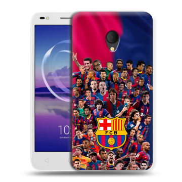 Силиконовый чехол на Alcatel U5 HD 5047d с принтом Барселона Barcelona Силиконовый чехол на Alcatel U5 HD 5047d с принтом Барселона Barcelona