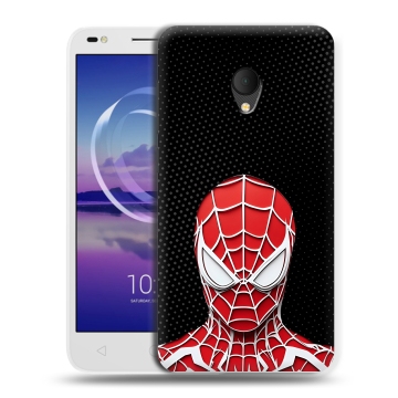 Силиконовый чехол на Alcatel U5 HD 5047d с принтом человек паук spiderman