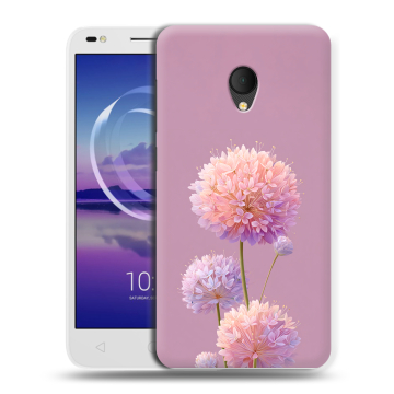 Силиконовый чехол на Alcatel U5 HD 5047d с принтом Цветы