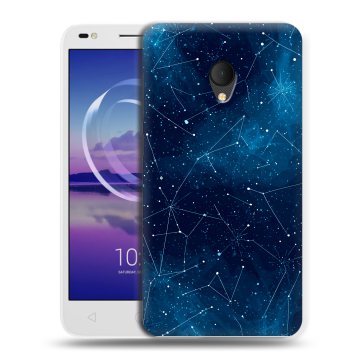 Силиконовый чехол на Alcatel U5 HD 5047d с принтом Космос звезды