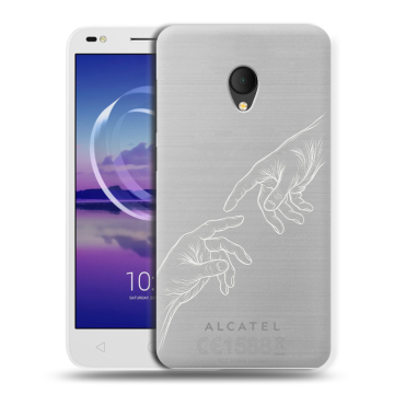 Силиконовый чехол на Alcatel U5 HD 5047d с принтом Сотворение мира