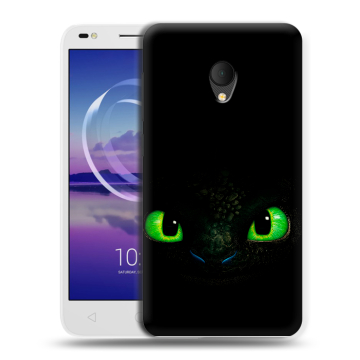 Силиконовый чехол на Alcatel U5 HD 5047d с принтом Как приручить дракона