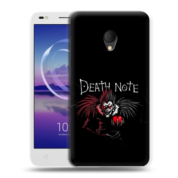 Силиконовый чехол на Alcatel U5 HD 5047d с принтом Death note Тетрадь смерти