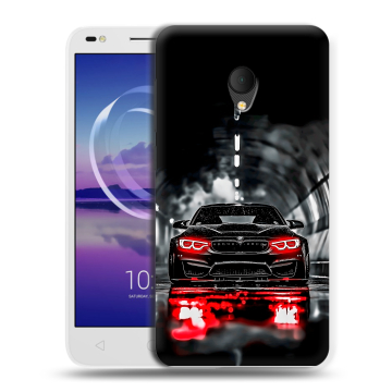 Силиконовый чехол на Alcatel U5 HD 5047d с принтом BMW БМВ Силиконовый чехол на Alcatel U5 HD 5047d с принтом BMW БМВ