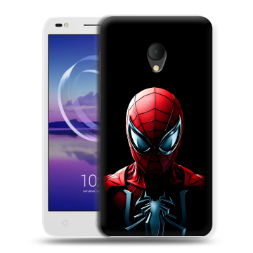 Силиконовый чехол на Alcatel U5 HD 5047d с принтом Spiderman Человек паук Силиконовый чехол на Alcatel U5 HD 5047d с принтом Spiderman Человек паук