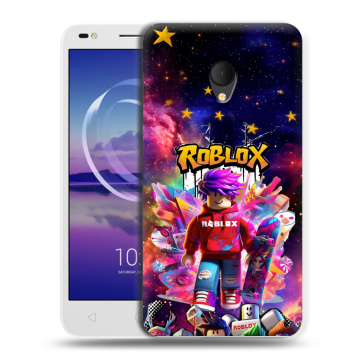 Силиконовый чехол на Alcatel U5 HD 5047d с принтом Roblox Роблокс Силиконовый чехол на Alcatel U5 HD 5047d с принтом Roblox Роблокс