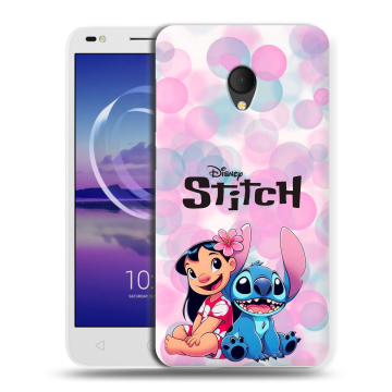 Силиконовый чехол на Alcatel U5 HD 5047d с принтом Лило и Стич