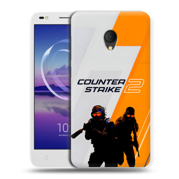 Силиконовый чехол на Alcatel U5 HD 5047d с принтом Counter Strike