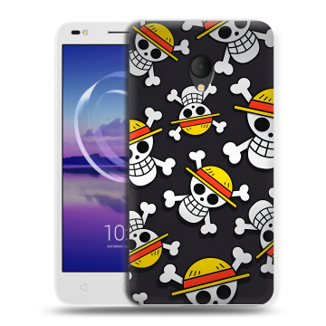 Силиконовый чехол на Alcatel U5 HD 5047d с принтом One Piece Ван Пис