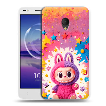 Силиконовый чехол на Alcatel U5 HD 5047d с принтом Labubu Лабубу