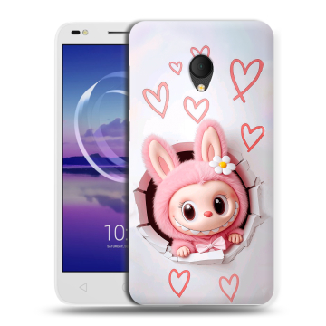 Силиконовый чехол на Alcatel U5 HD 5047d с принтом Labubu Лабубу Силиконовый чехол на Alcatel U5 HD 5047d с принтом Labubu Лабубу
