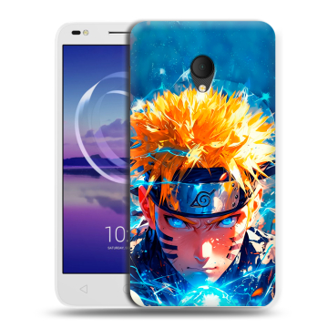 Силиконовый чехол на Alcatel U5 HD 5047d с принтом Аниме Наруто Naruto