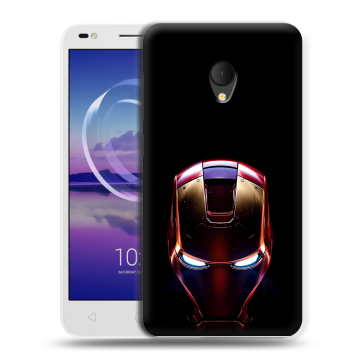 Силиконовый чехол на Alcatel U5 HD 5047d с принтом IronMan Железный человек