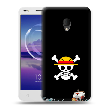 Силиконовый чехол на Alcatel U5 HD 5047d с принтом One Piece Ван Пис