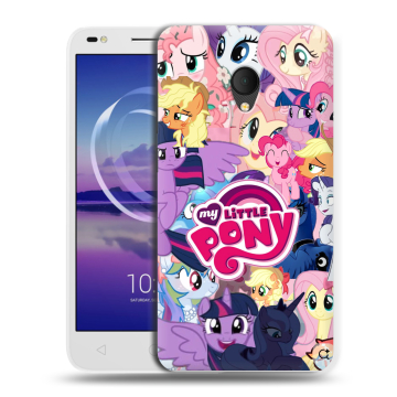 Силиконовый чехол на Alcatel U5 HD 5047d с принтом My little pony Дружба чудо
