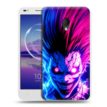 Силиконовый чехол на Alcatel U5 HD 5047d с принтом Death note Тетрадь смерти