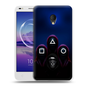 Силиконовый чехол на Alcatel U5 HD 5047d с принтом Игра Кальмара