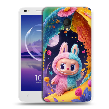 Силиконовый чехол на Alcatel U5 HD 5047d с принтом Labubu Лабубу