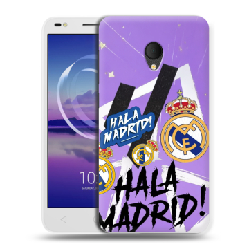 Силиконовый чехол на Alcatel U5 HD 5047d с принтом Real Madrid Реал Мадрид