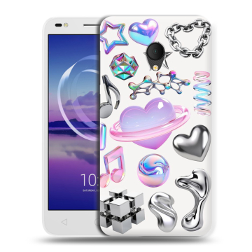 Силиконовый чехол на Alcatel U5 HD 5047d с принтом Y2K