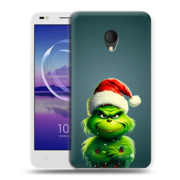 Силиконовый чехол на Alcatel U5 HD 5047d с принтом Новый год