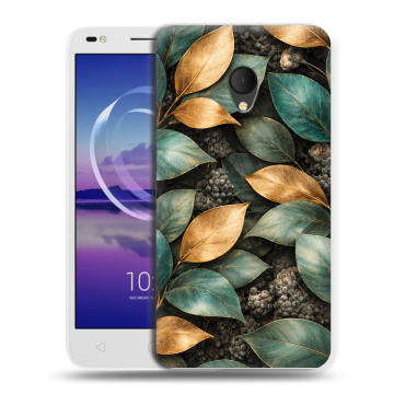 Силиконовый чехол на Alcatel U5 HD 5047d с принтом женский