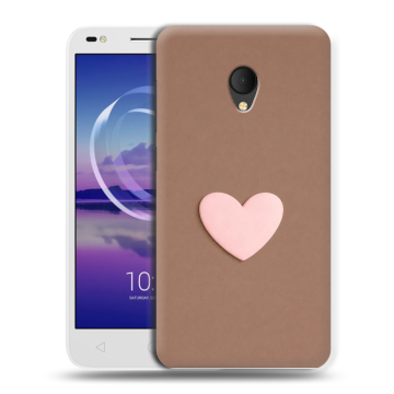 Силиконовый чехол на Alcatel U5 HD 5047d с принтом женский
