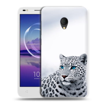 Силиконовый чехол на Alcatel U5 HD 5047d с принтом женский