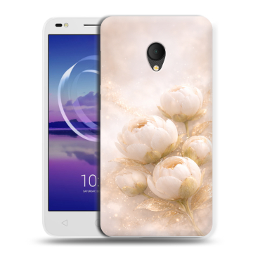 Силиконовый чехол на Alcatel U5 HD 5047d с принтом женский