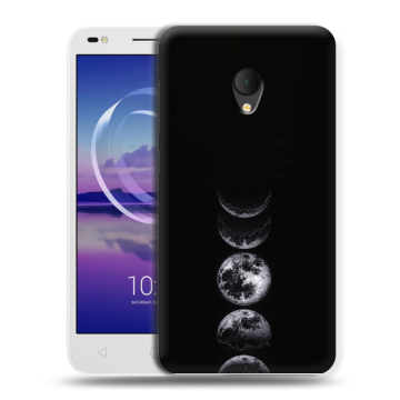 Силиконовый чехол на Alcatel U5 HD 5047d с принтом женский